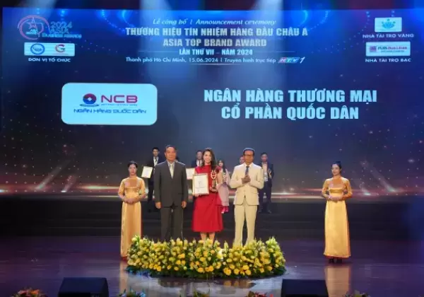 Ngân hàng số NCB IZIMOBILE lọt Top 10 Sản Phẩm Dịch Vụ Chất Lượng Châu Á 2024