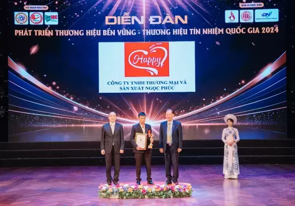 Ngọc Phúc – Vinh dự đón nhận Giải thưởng “Top 10 Thương Hiệu Tín Nhiệm Quốc Gia 2024”