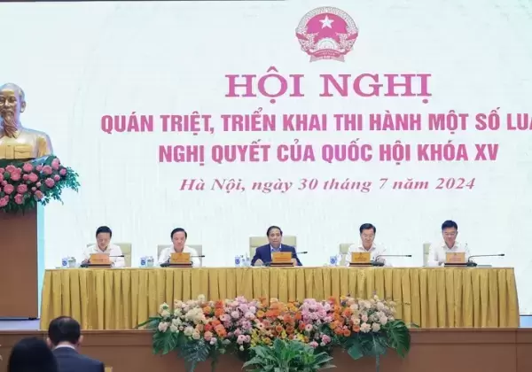 Chính phủ tổ chức Hội nghị quán triệt, triển khai một số luật, nghị quyết của Quốc hội khoá XV