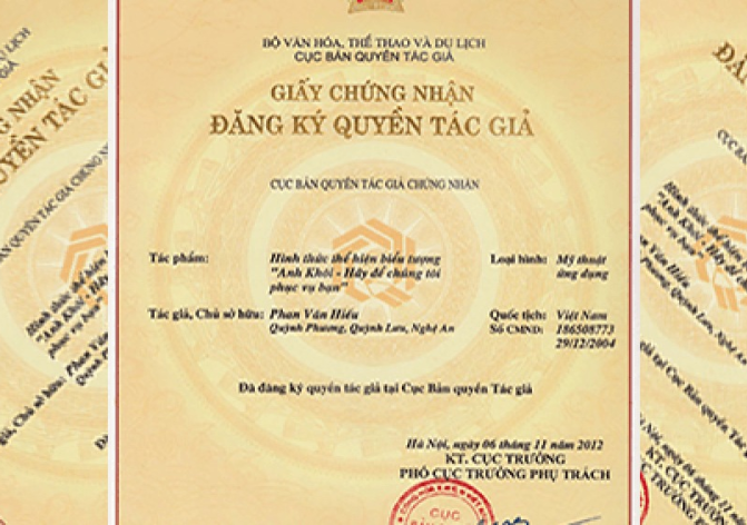 Bản quyền tác giả - thủ tục đăng ký bản quyền