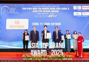 SKYBUS chuyên về các dòng xe VIP LIMOUSINE đạt top 10 Thương hiệu Tín nhiệm Hàng đầu Châu Á