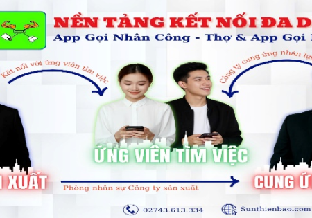 App GỌI NHÂN CÔNG – THỢ kết nối hiệu quả tạo công ăn việc làm cho hàng triệu người dân Việt Nam.