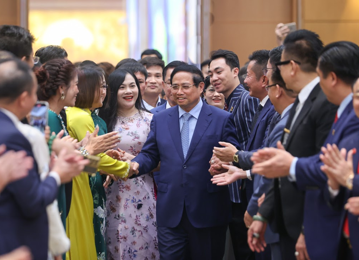 Hội nghị Thủ tướng Chính phủ gặp mặt đại diện doanh nghiệp nhân Ngày Doanh nhân Việt Nam