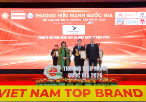 Bệnh viện Đa khoa Quốc tế Hạnh Phúc lọt Top 12 Thương Hiệu Mạnh Quốc Gia 2026