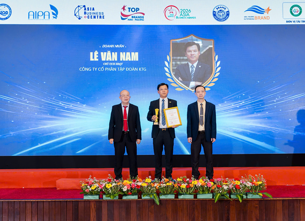 KTG Group Khẳng Định Tầm Vóc Châu Á Với Cú Đúp Giải Thưởng Danh Giá
